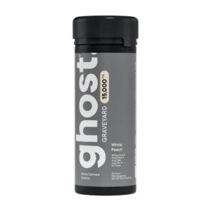 ghost graveyard gummies – white peach (15000mg)